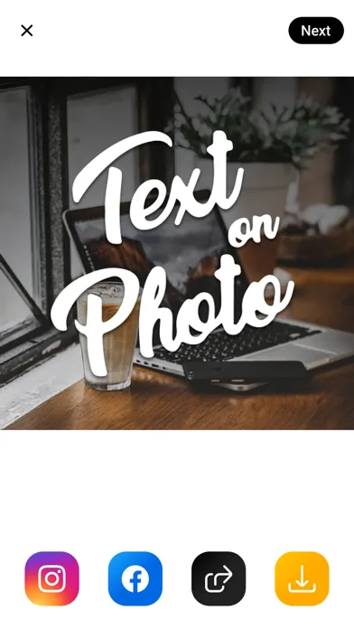 Text on Photos - Add Text Screenshots