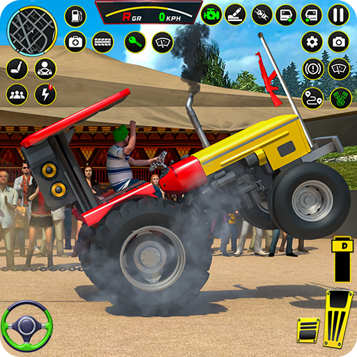 Farm Tractor Farming Games 3D