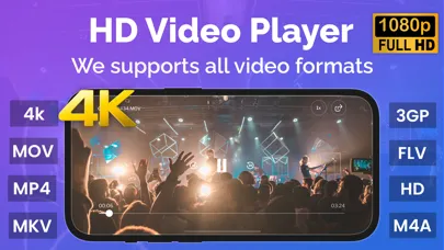 Captures d'écran de HD Video Player - Movie Player