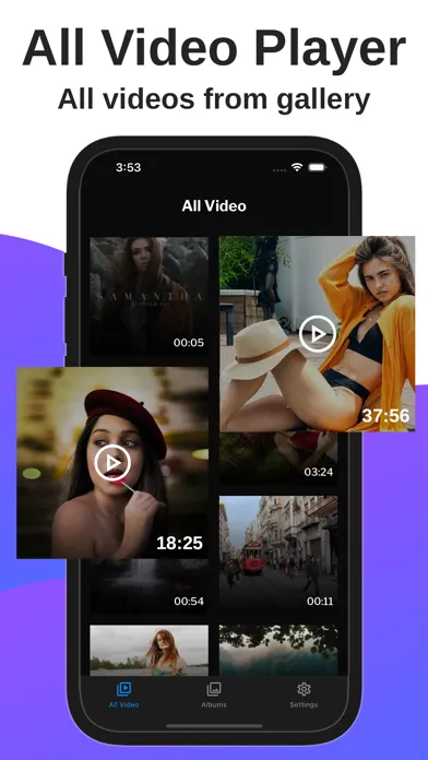 Captures d'écran de HD Video Player - Movie Player