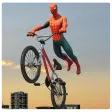 Spider Hero Roof Stunt