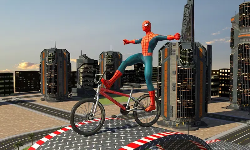 Screenshot di Spider Hero Roof Stunt