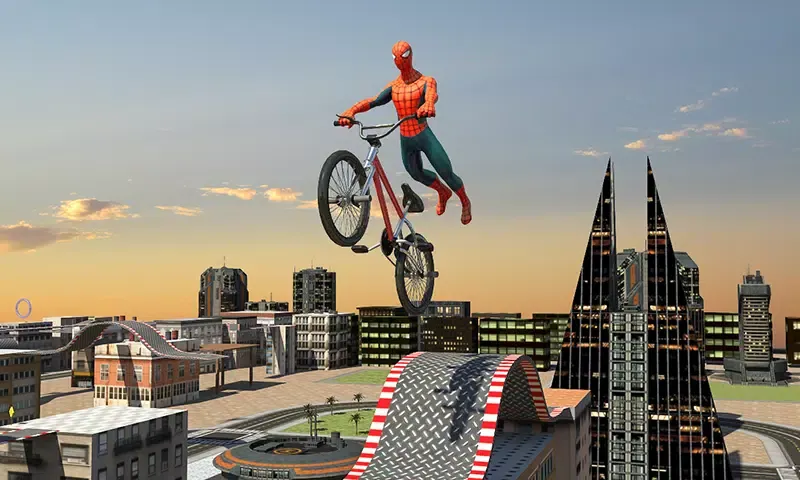 Screenshot di Spider Hero Roof Stunt