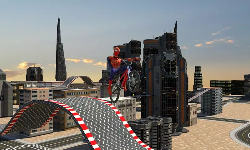 Screenshot di Spider Hero Roof Stunt