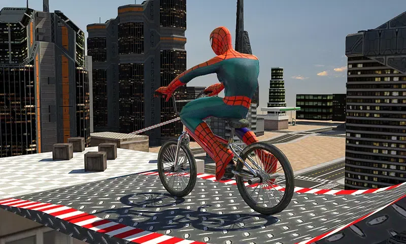 Screenshot di Spider Hero Roof Stunt