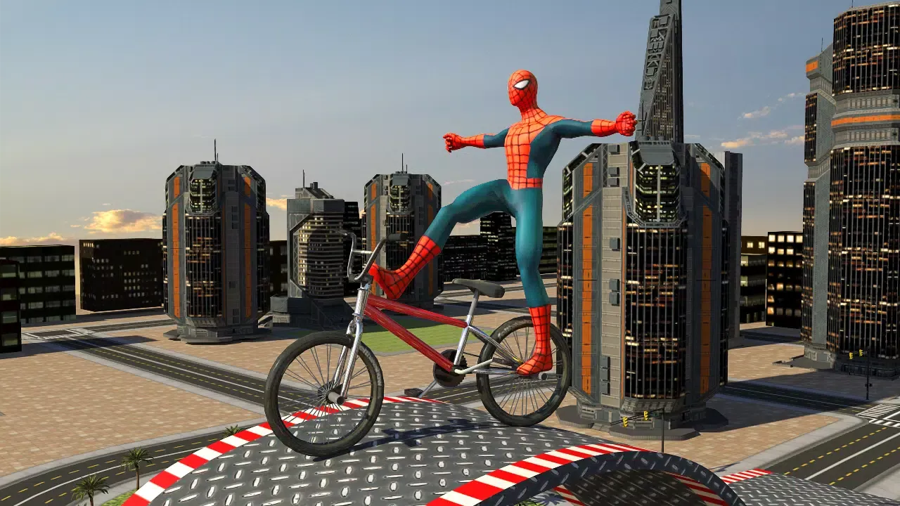 Screenshot di Spider Hero Roof Stunt