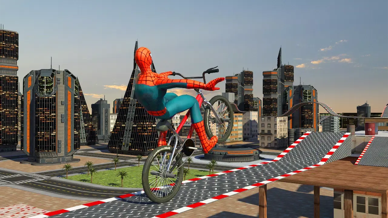 Screenshot di Spider Hero Roof Stunt