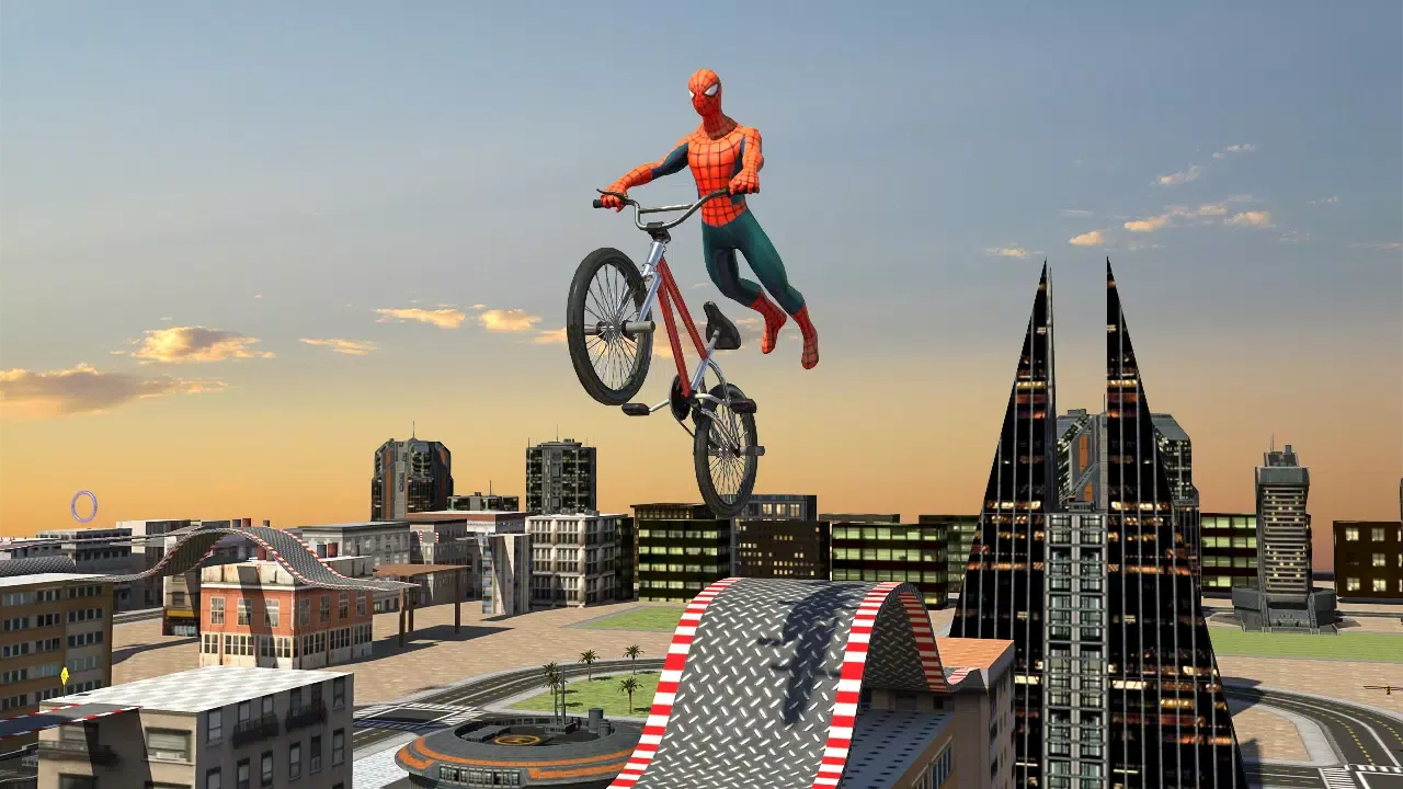 Screenshot di Spider Hero Roof Stunt