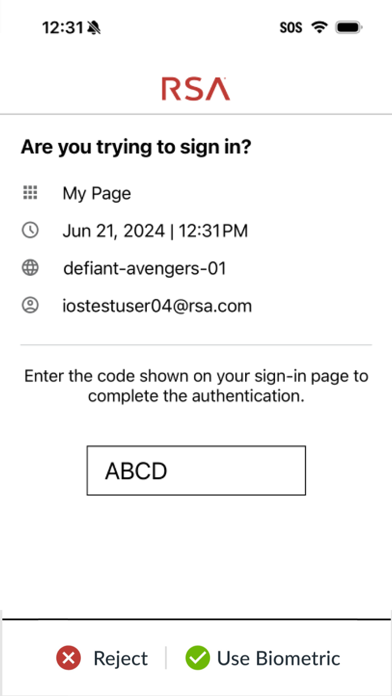 تصاویر RSA Authenticator (SecurID)