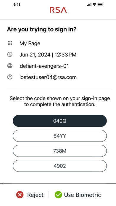 تصاویر RSA Authenticator (SecurID)