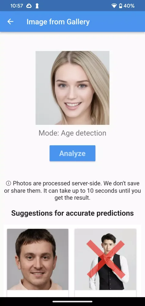 Attractiveness Test स्क्रीनशॉट