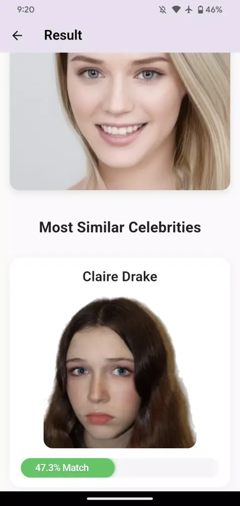 Celebrity Look-Alike应用截图
