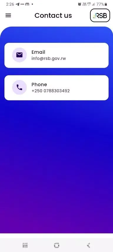 RSB Verification APP سکرین شاٹس