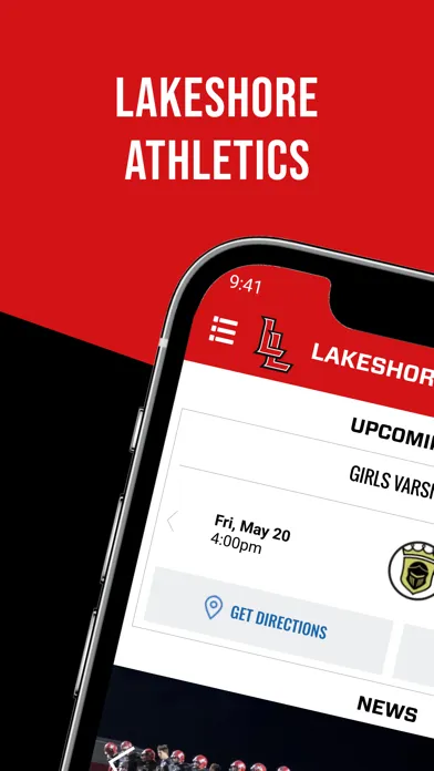 Capturas de tela do Lakeshore Athletics