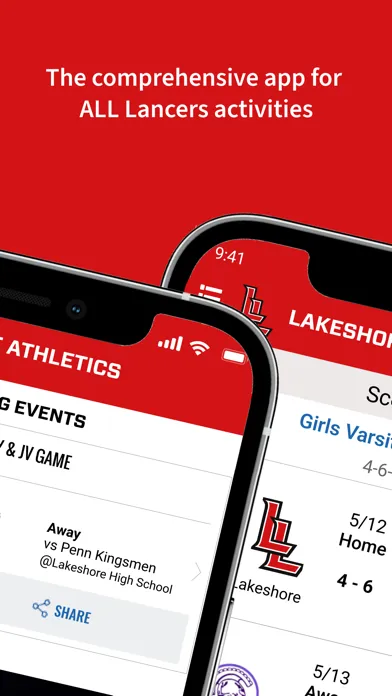 Capturas de tela do Lakeshore Athletics