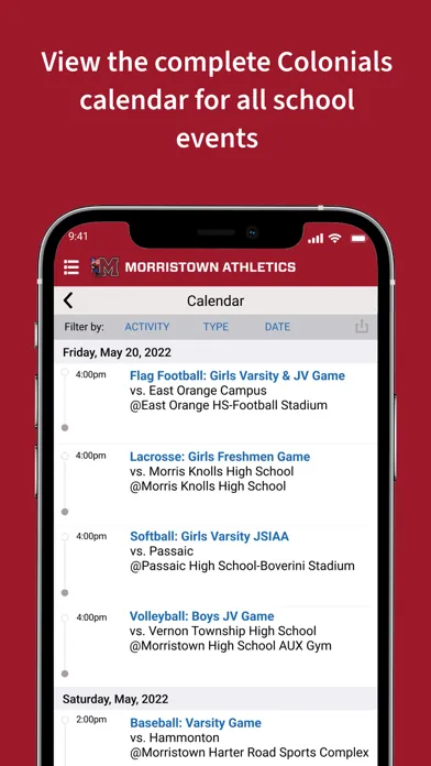 Morristown Athletics স্ক্রিনশট