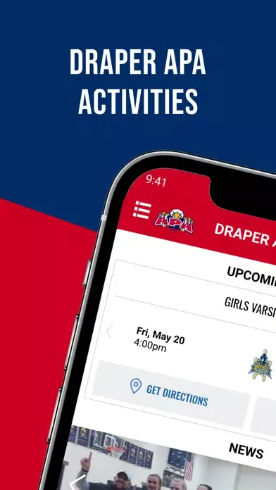 Draper APA Activities Screenshots