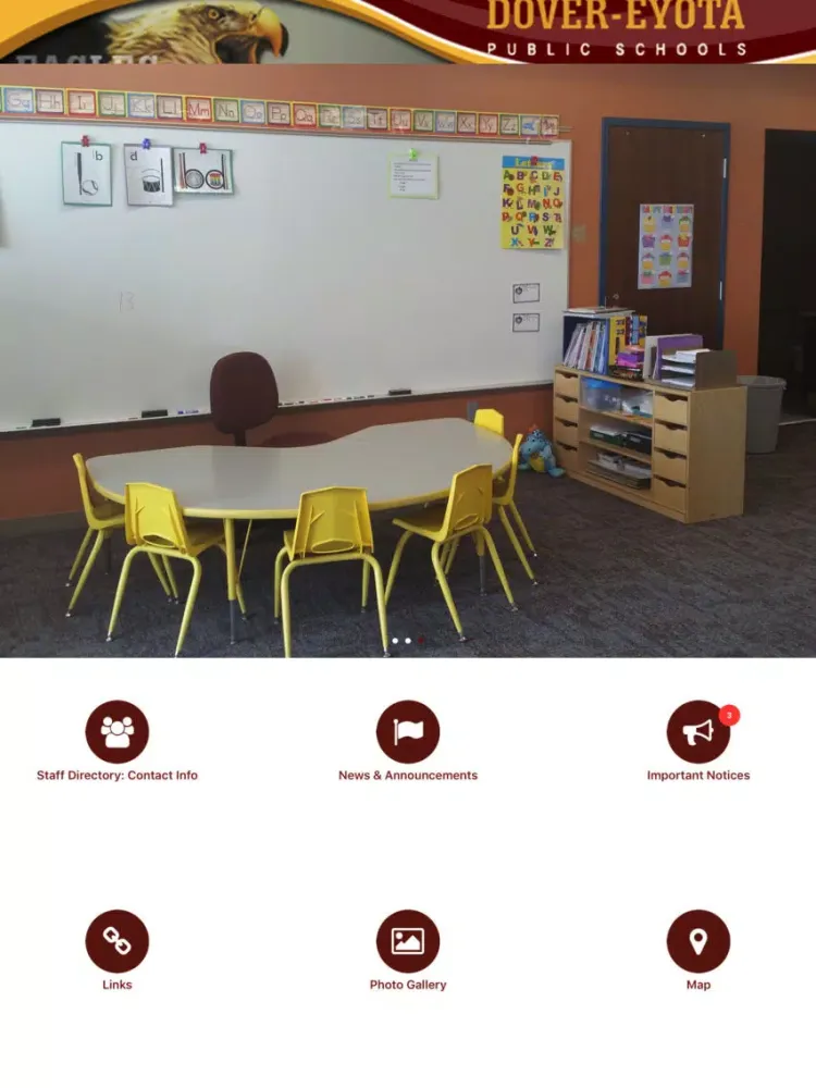 Скриншоты Dover-Eyota Schools iPad 