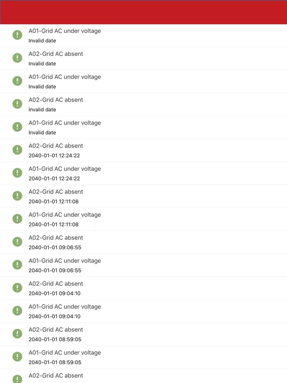 Ảnh chụp màn hình của RS Connect iPad 