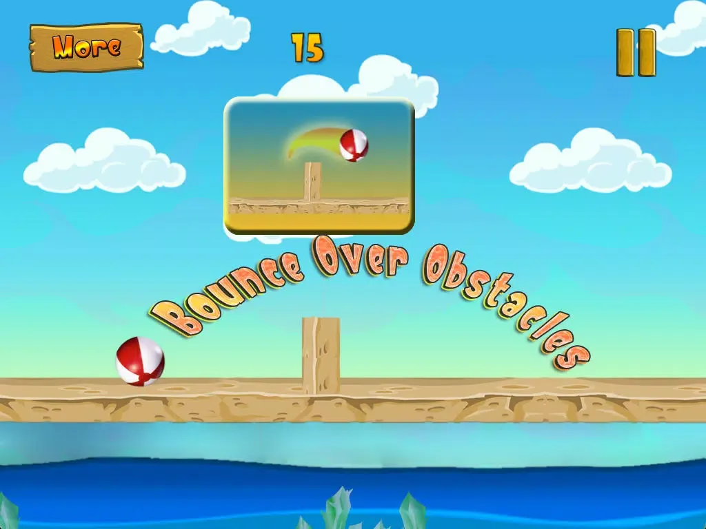 Capturas de tela do Bouncy Beach Ball – Inflated Ball Outdoor Avoidance iPad 