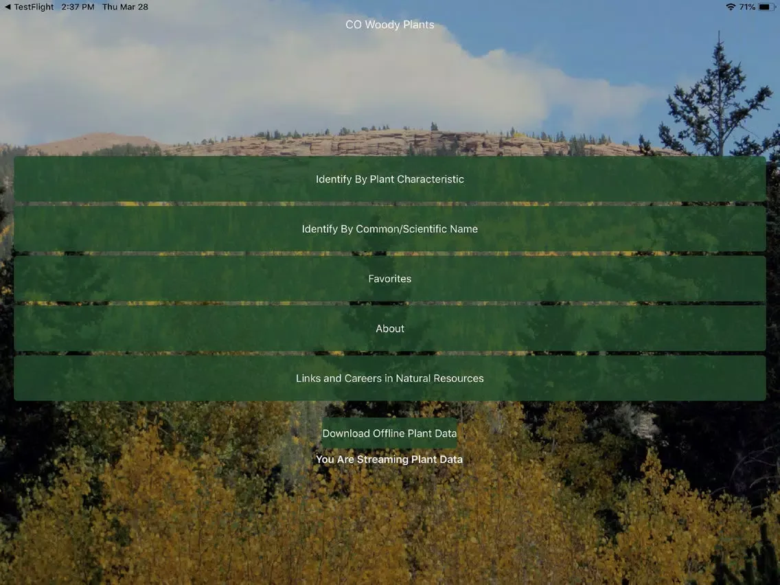 CO Woody Plants iPad  Screenshots