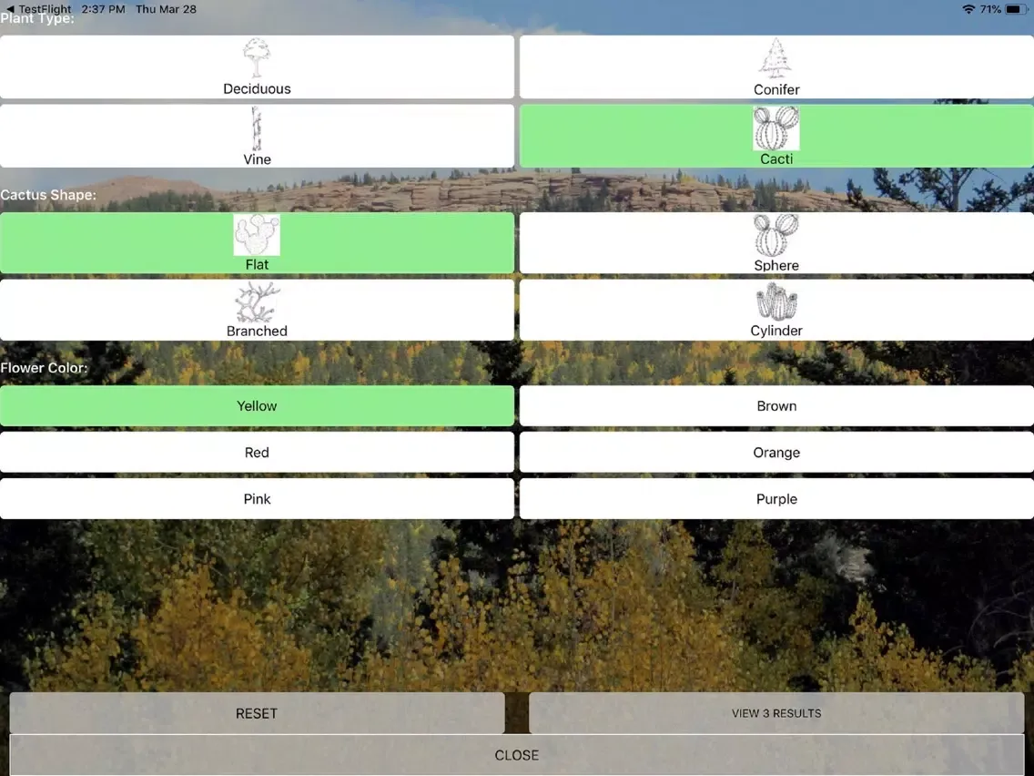 CO Woody Plants iPad  Screenshots