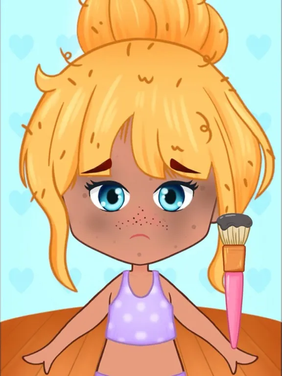 Chibi Dolls DIY Anime Princess iPad  スクリーンショット