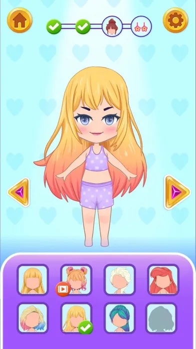 Chibi Dolls DIY Anime Princess スクリーンショット