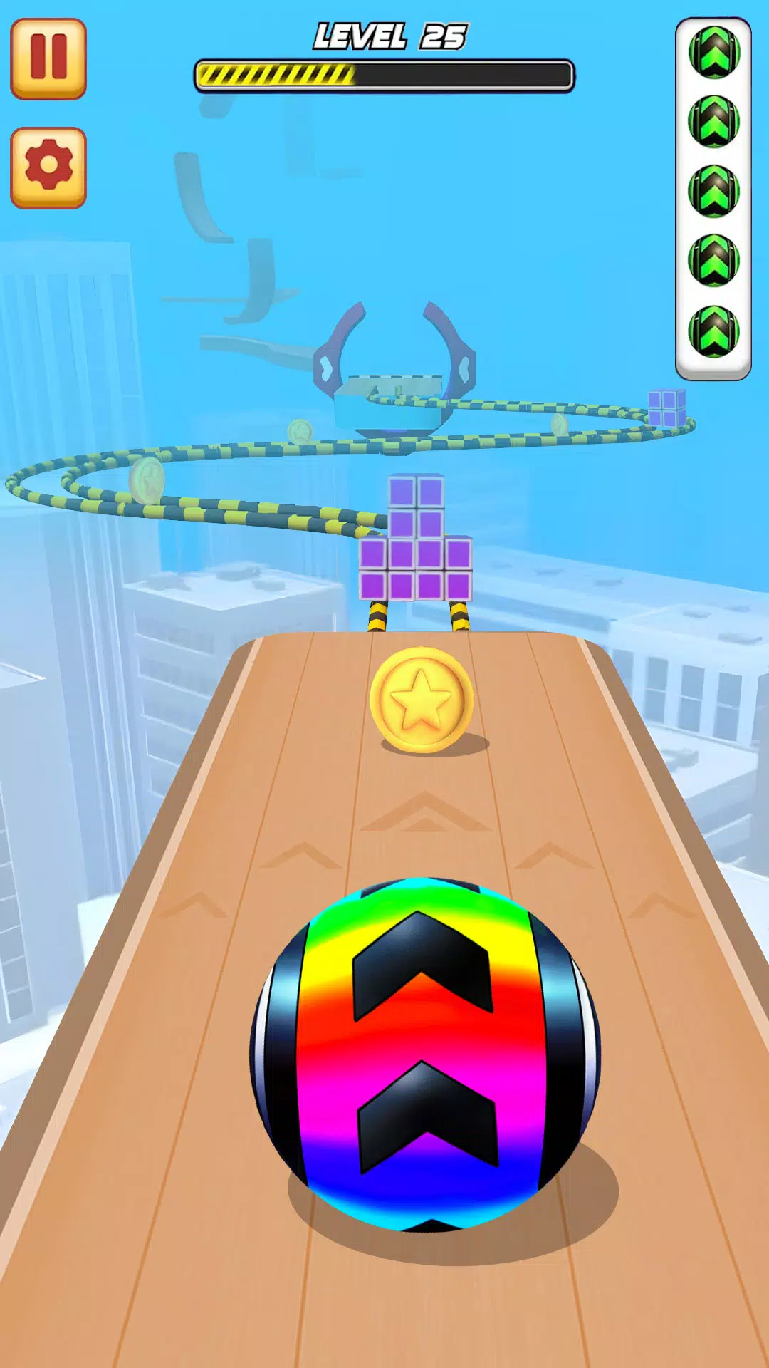 Sky Parkour Run: Ball Game Screenshots