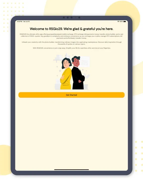 Ảnh chụp màn hình của RSGIO29 iPad 