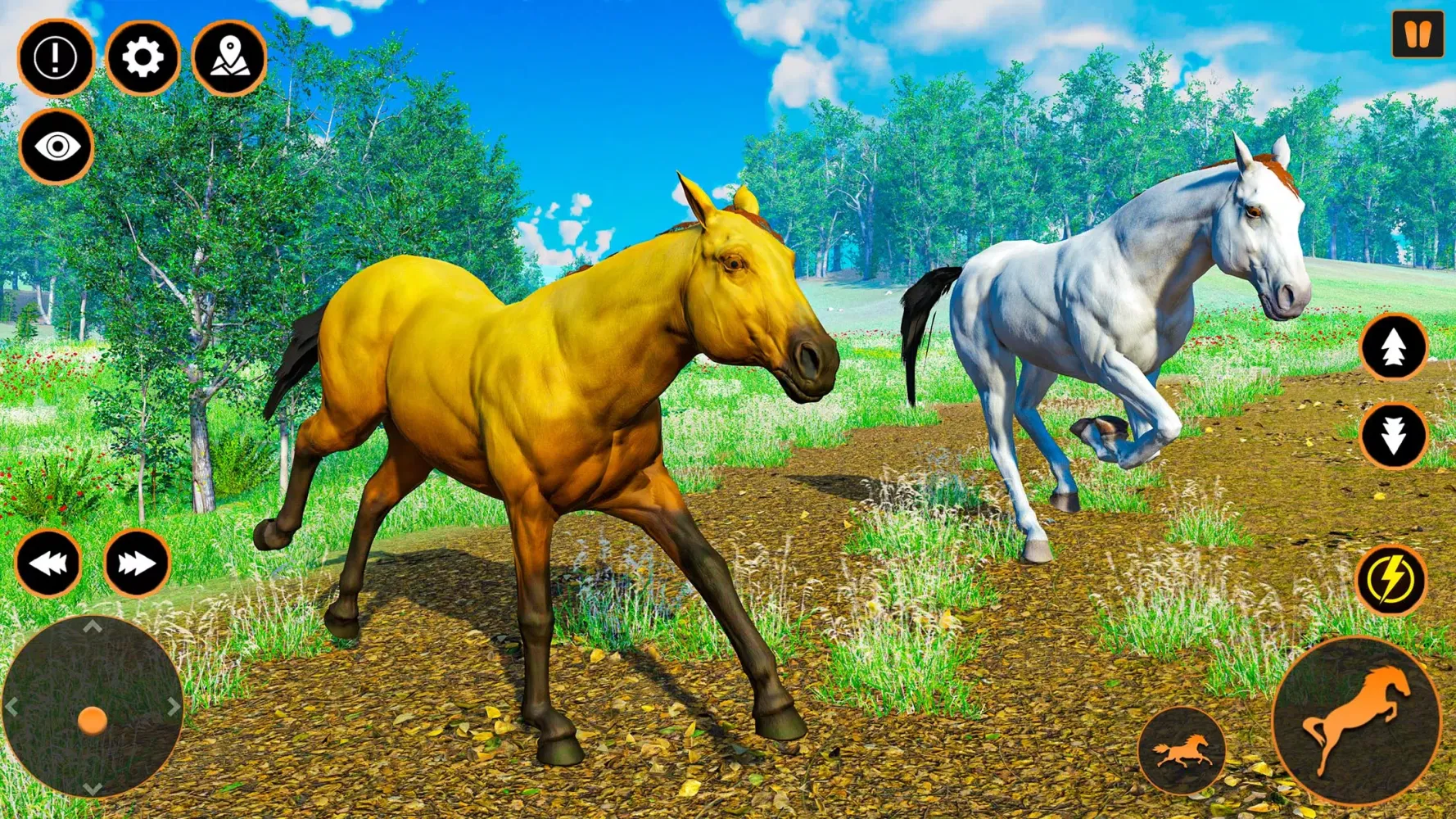 Capturas de tela do Wild Horse Games: Horse Family