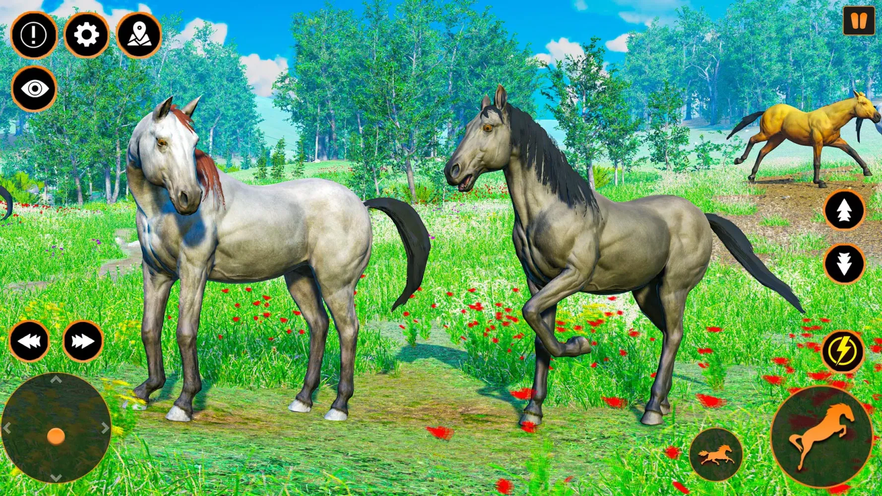 Capturas de tela do Wild Horse Games: Horse Family