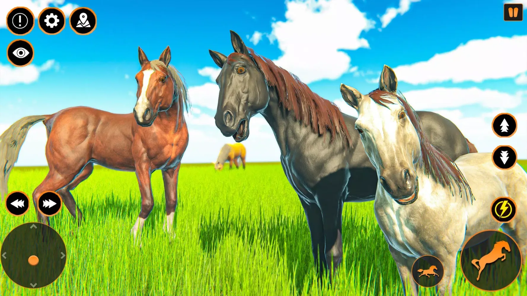 Capturas de tela do Wild Horse Games: Horse Family