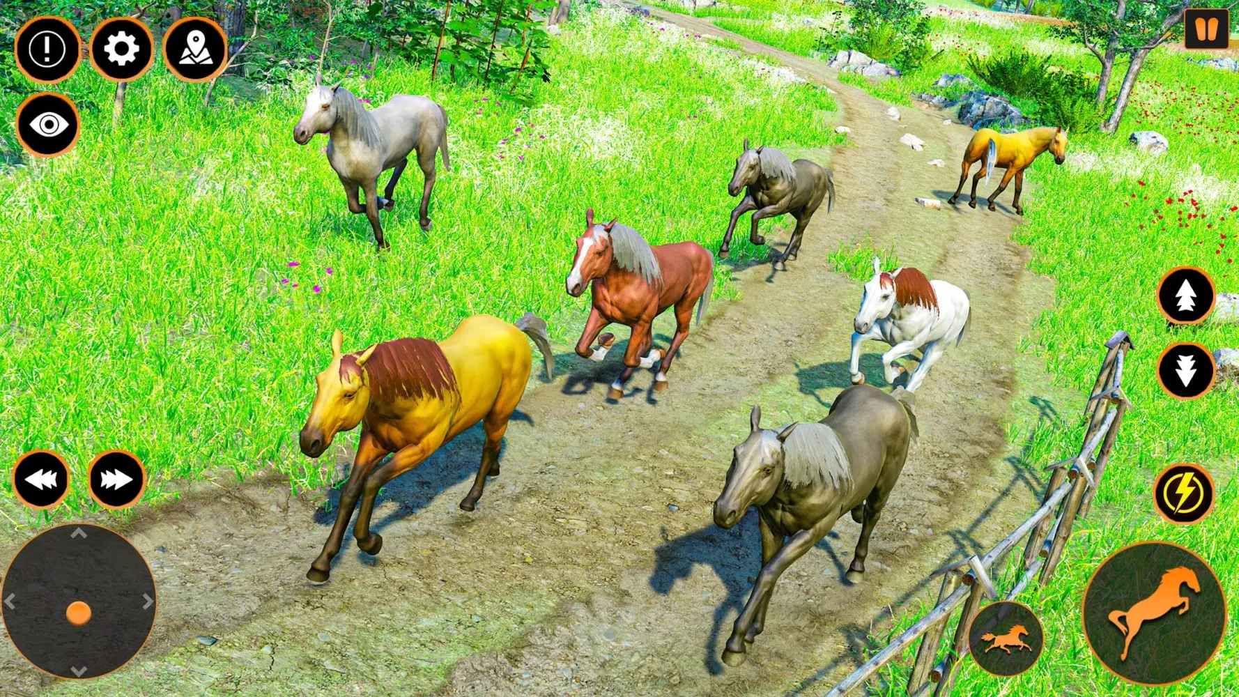 Capturas de tela do Wild Horse Games: Horse Family