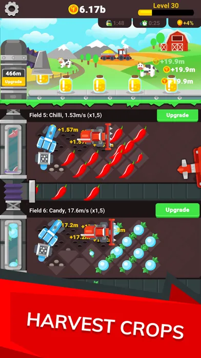 Capturas de tela do Emoji Farm - Idle Tycoon