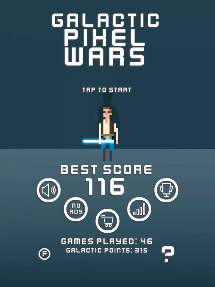 Galactic Pixel Wars - The Farce Awakens iPad  स्क्रीनशॉट