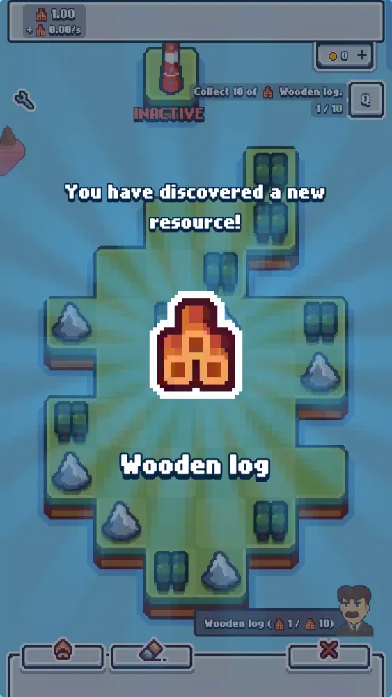 Capturas de tela do Production Chain Tycoon