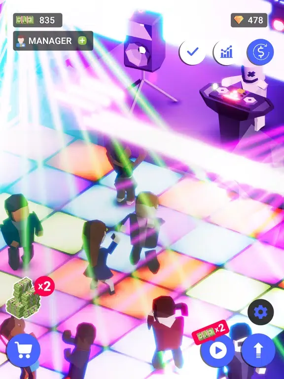 Nightclub Empire - Idle Tycoon iPad  スクリーンショット