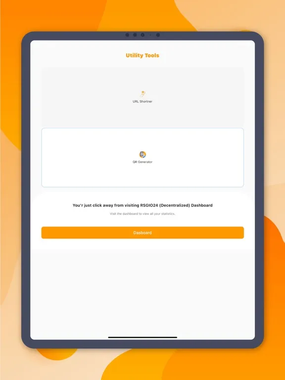 RSGIO24 (Decentralized) iPad  Screenshots