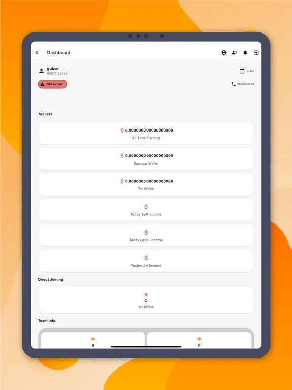 RSGIO24 (Decentralized) iPad  Screenshots