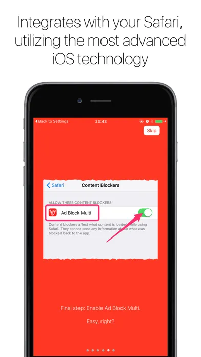 Zrzuty ekranu Ad Block Multi