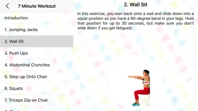 Capturas de pantalla de 7 Minute TV Workout