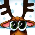 Xmas Reindeer Stickers