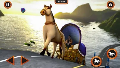 صور Ultimate Horse Cart Stunt Race