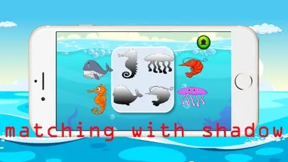 ภาพหน้าจอของ Sea animal vocabulary games puzzles for kids
