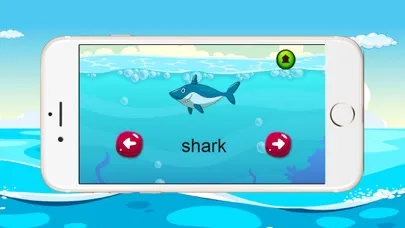 ภาพหน้าจอของ Sea animal vocabulary games puzzles for kids
