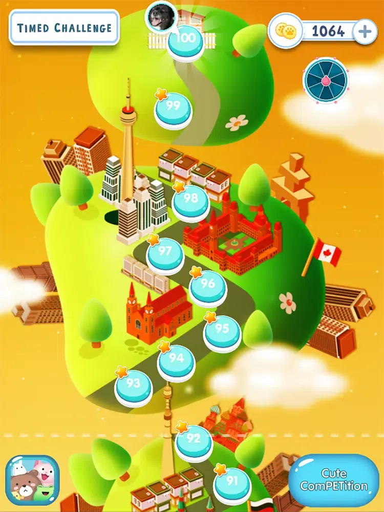 Tangkapan layar PetPride, The Cute Match 3 iPad 