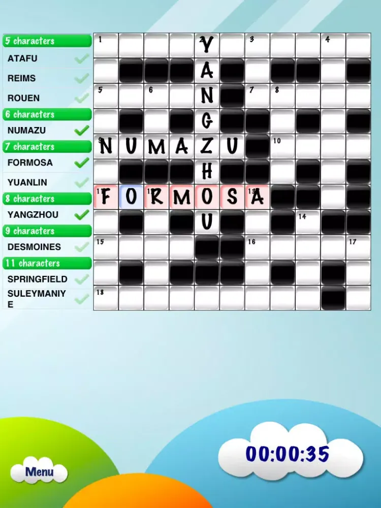 Скриншоты PuzzleWeek iPad 