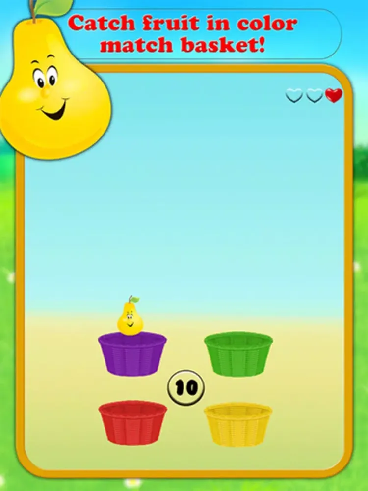 Catch The Fruit - Fill Fruit In Basket, Fruit Mania Puzzle Game iPad  স্ক্রিনশট