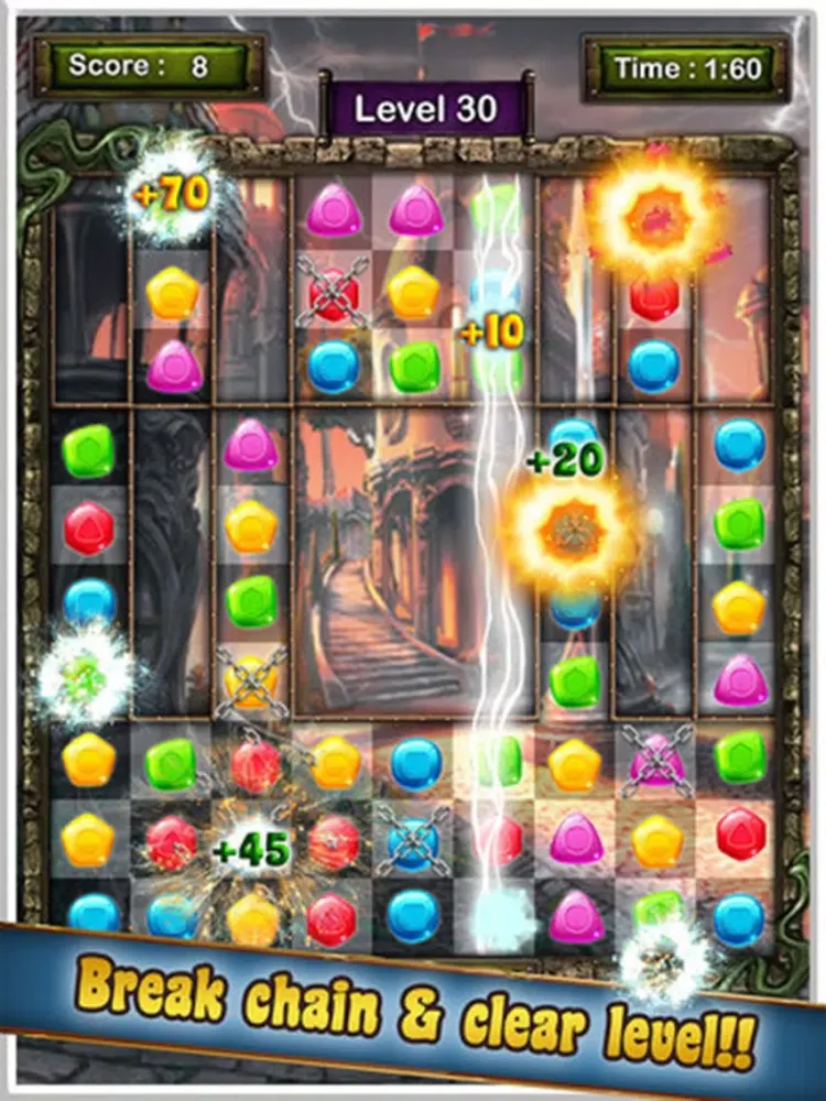 Diamond Splash - Diamond Rush Game of Puzzle Master iPad Screenshots